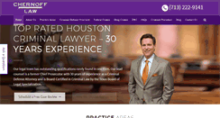 Desktop Screenshot of houstoncriminallaw.com